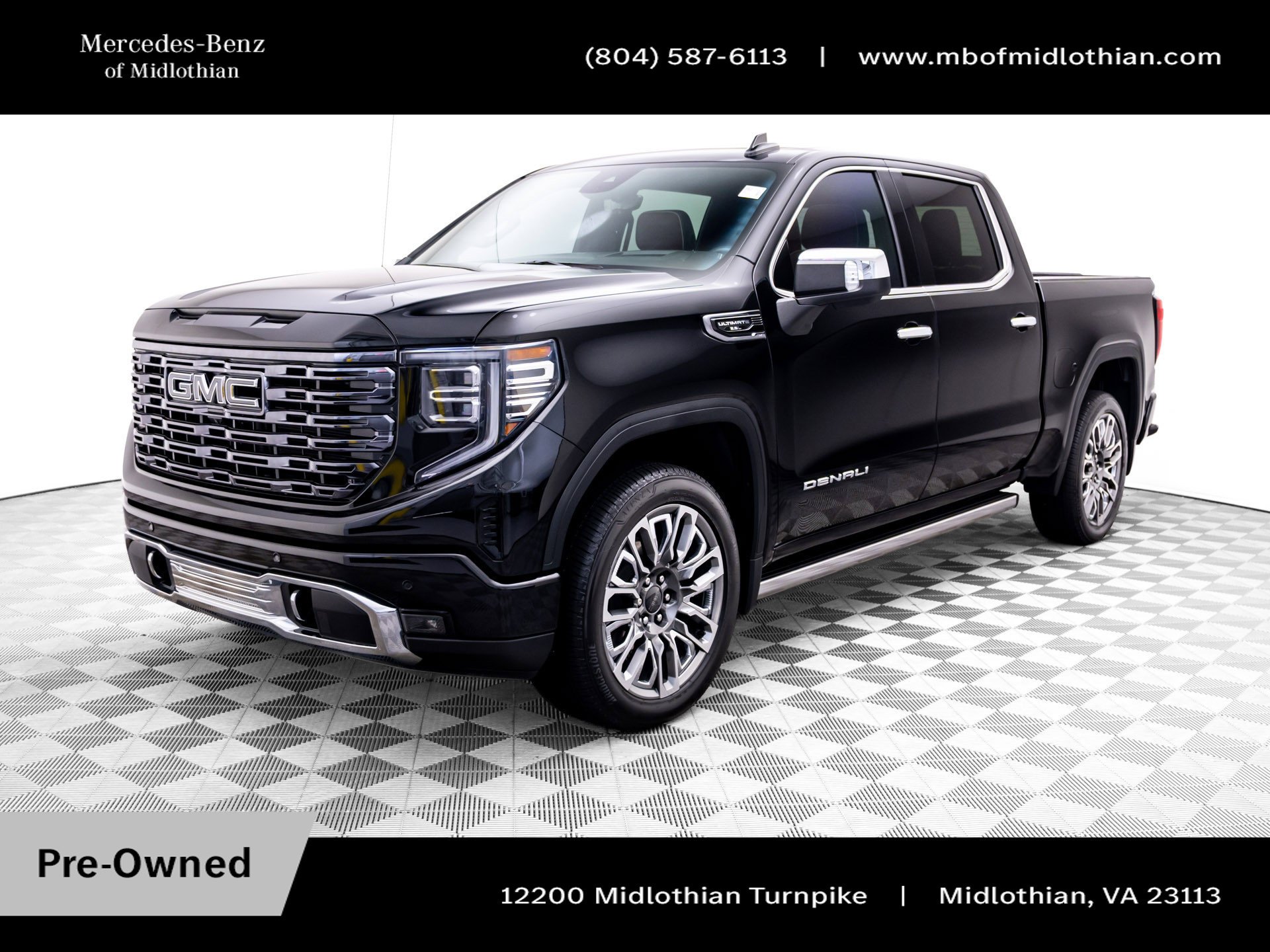 Used 2025 Black GMC Denali Ultimate image 1