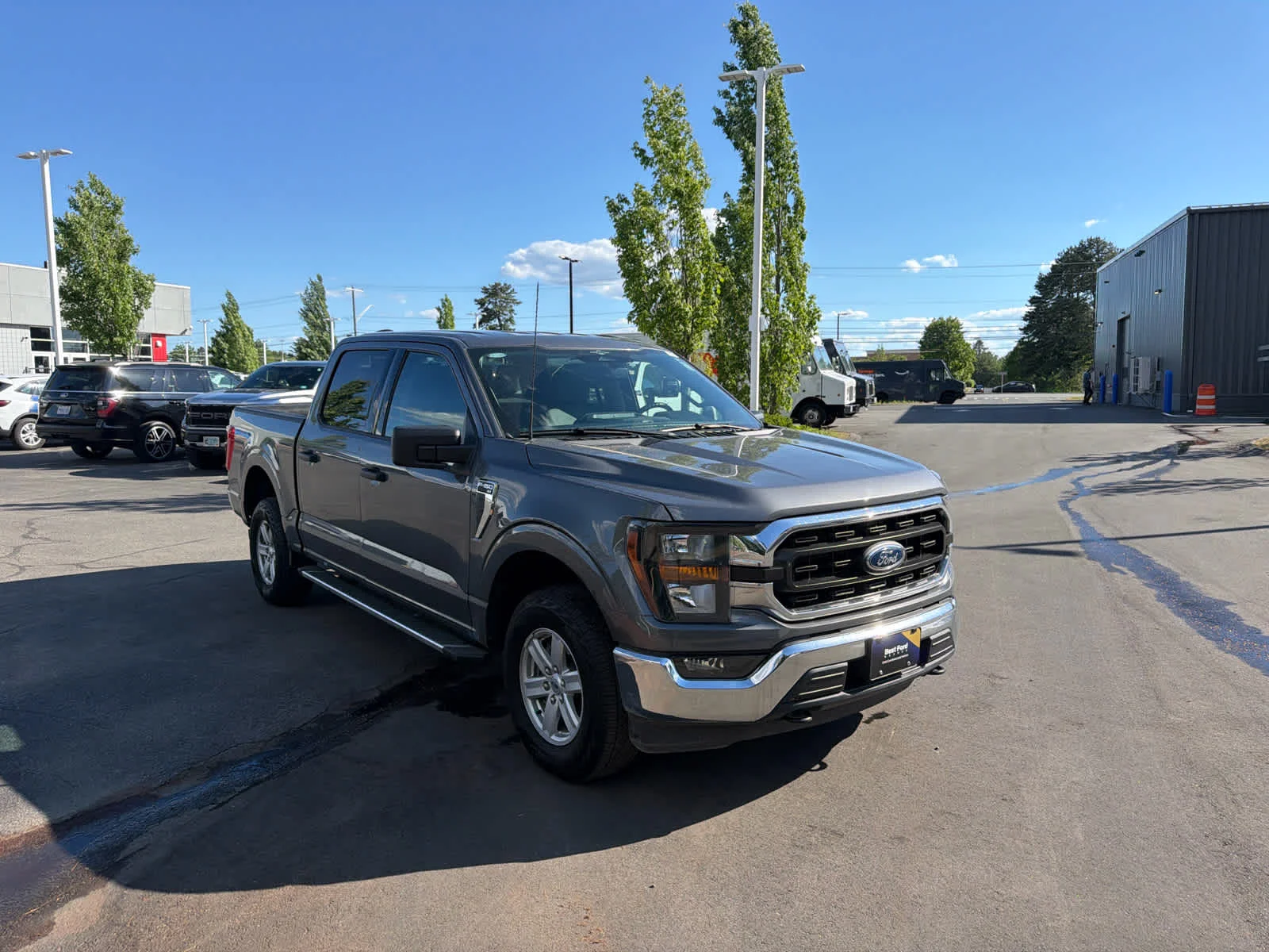 Used 2023 Carbonized Gray Metallic Ford XLT image 5