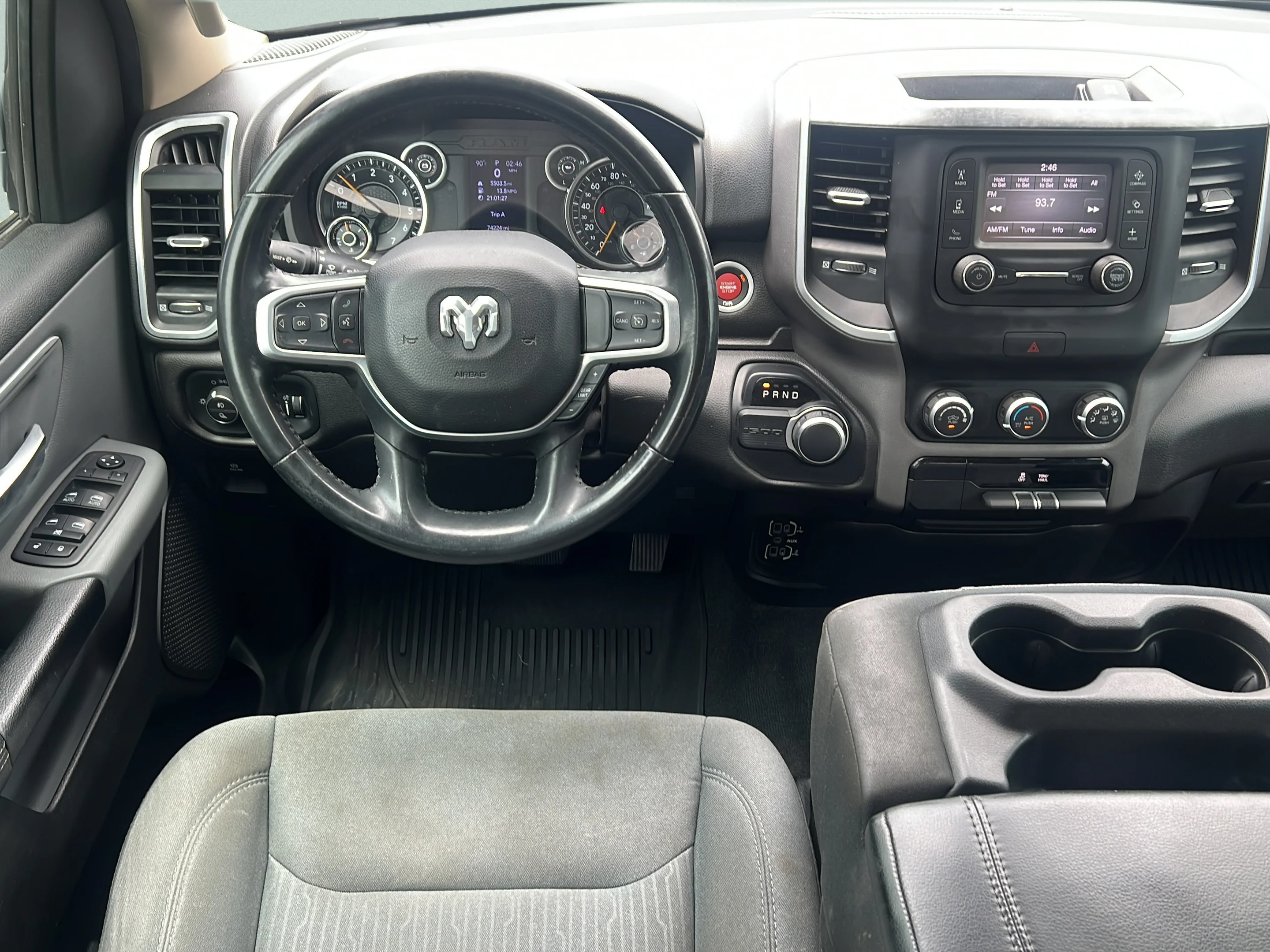 Used 2020 Granite Crystal Metallic Clearcoat Ram Big Horn image 16