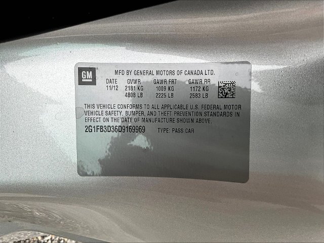 Used 2013 Silver Chevrolet 1LT image 10