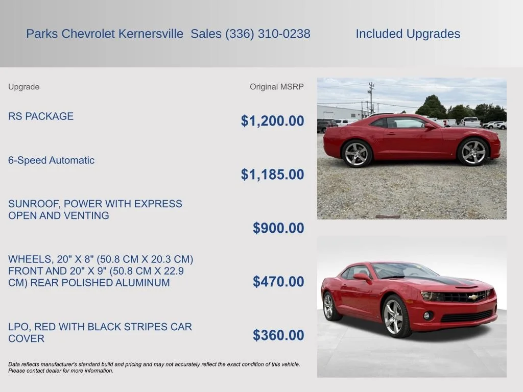 Used 2010 Victory Red Chevrolet 2SS image 4