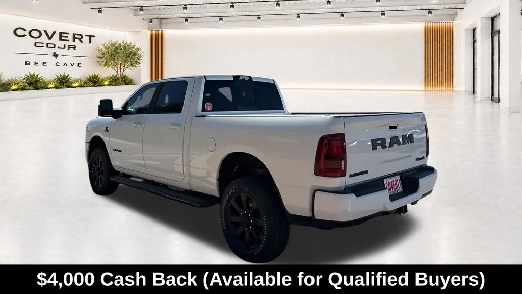 New 2026 Bright White Clear-Coat Exterior Paint RAM Laramie image 7