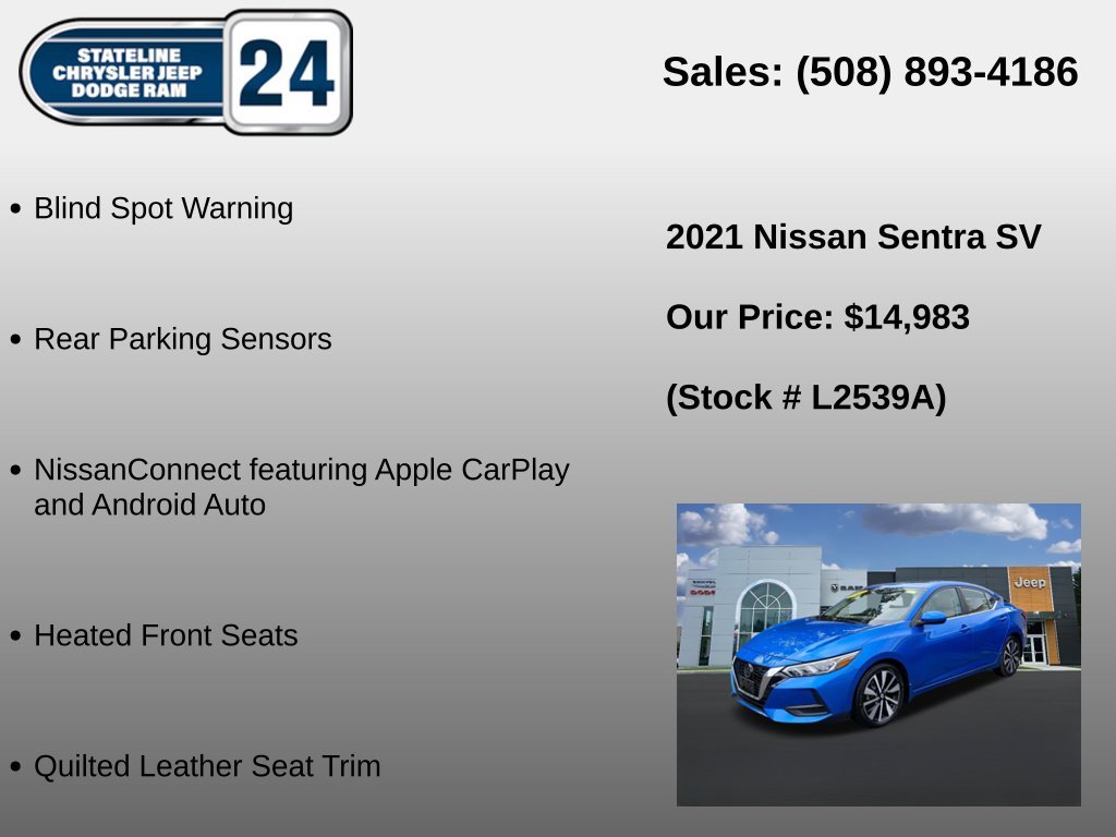 Used 2021 Blue Nissan SV image 10