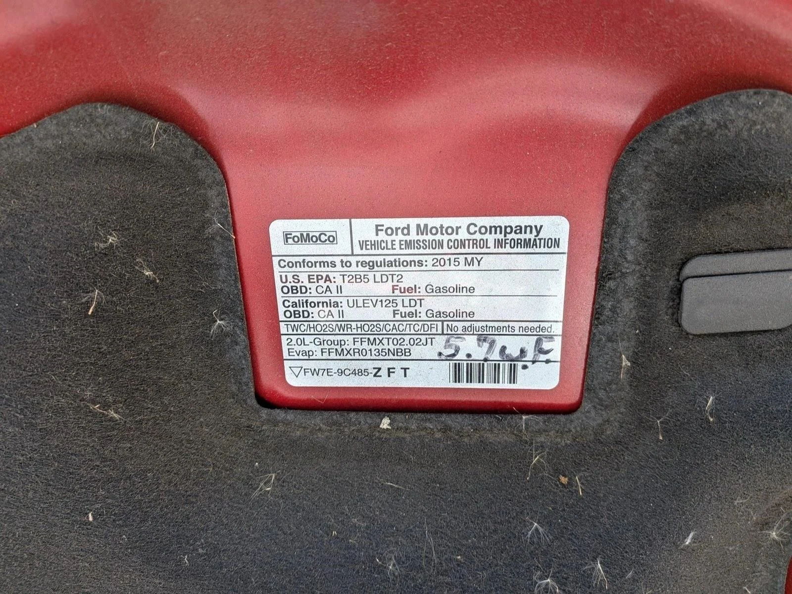Used 2015 Ruby Red Metallic Tinted Clearcoat Ford SEL image 15