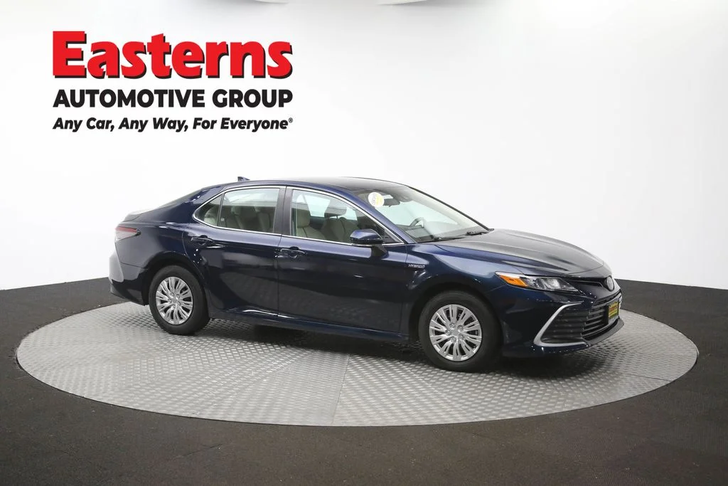 Used 2021 Blue Toyota LE image 46