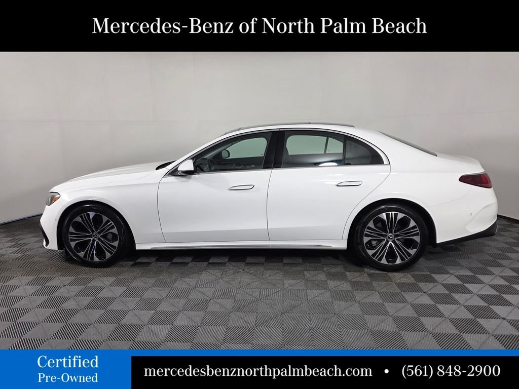 Certified Used 2025 White Mercedes-Benz E 350 image 3