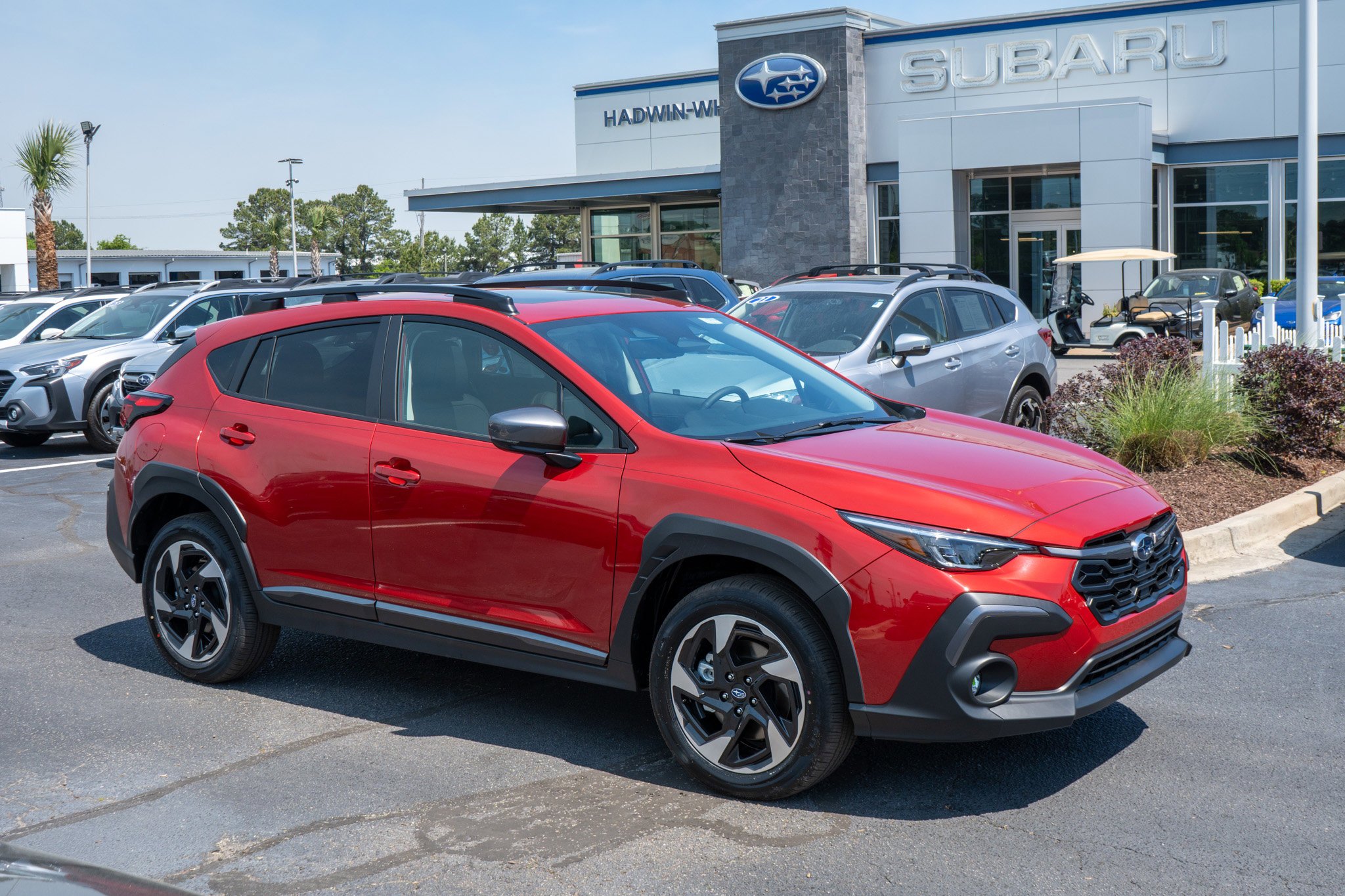 New 2026 LITHIUM RED PEARL Subaru Limited image 1
