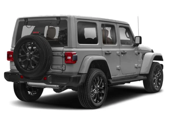 Used 2021 Gray Jeep Unlimited Sahara 4xe image 2