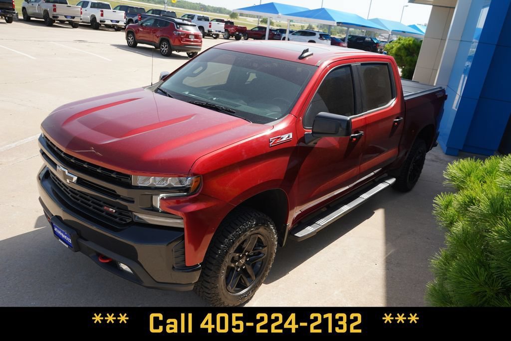 Used 2021 CHERRY RED TINTCOAT Chevrolet LT Trail Boss image 16