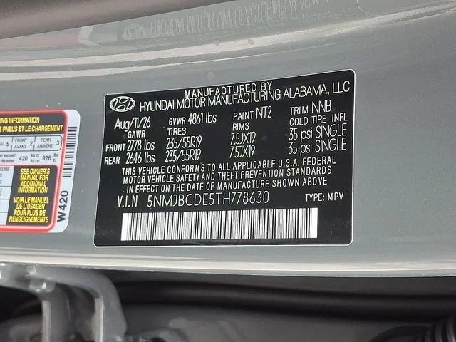 New 2026 Gray Hyundai SEL Plus image 19