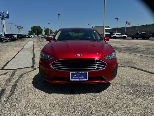 Certified 2020 Ford Fusion SE with VIN 3FA6P0HDXLR227171 for sale in Oswego, IL