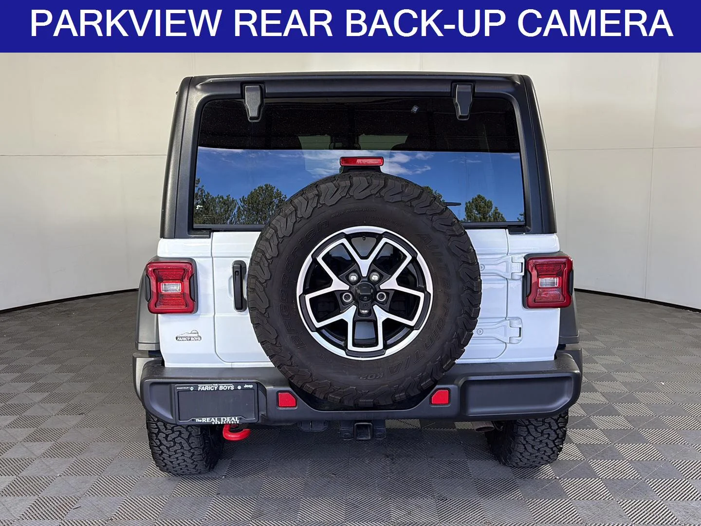 Used 2024 Bright White Clearcoat Jeep Rubicon image 6