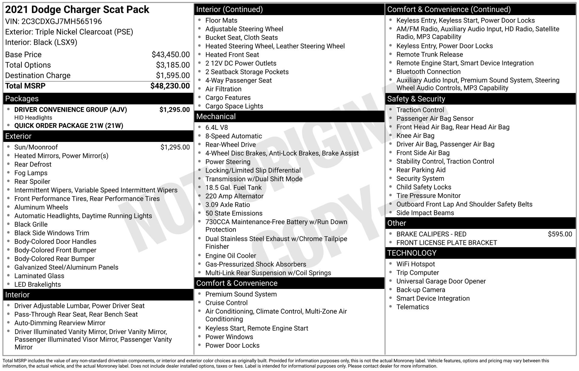 2021 Dodge Charger Scat Pack's photo