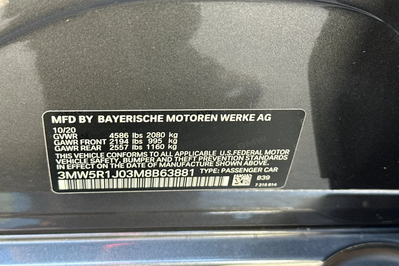 Used 2021 Mineral Grey Metallic BMW 330i image 27