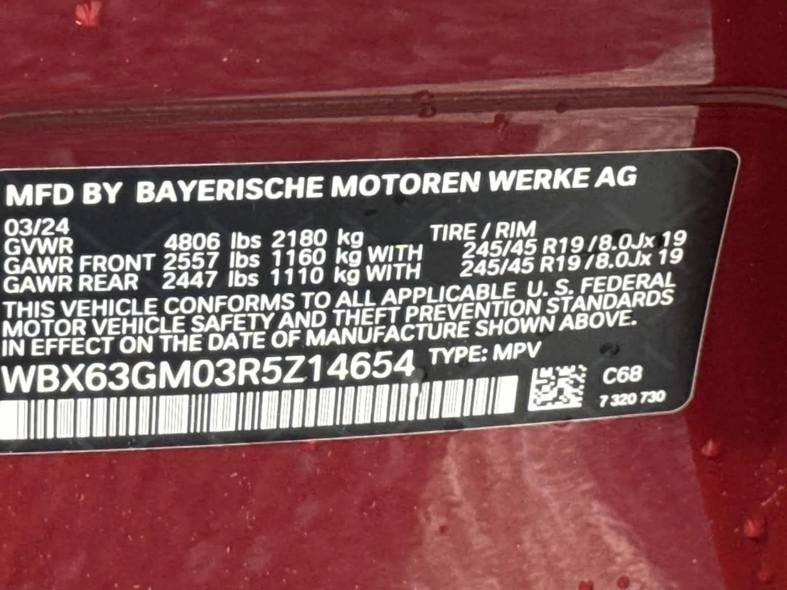 Used 2024 Vegas Red Metallic BMW xDrive28i image 30