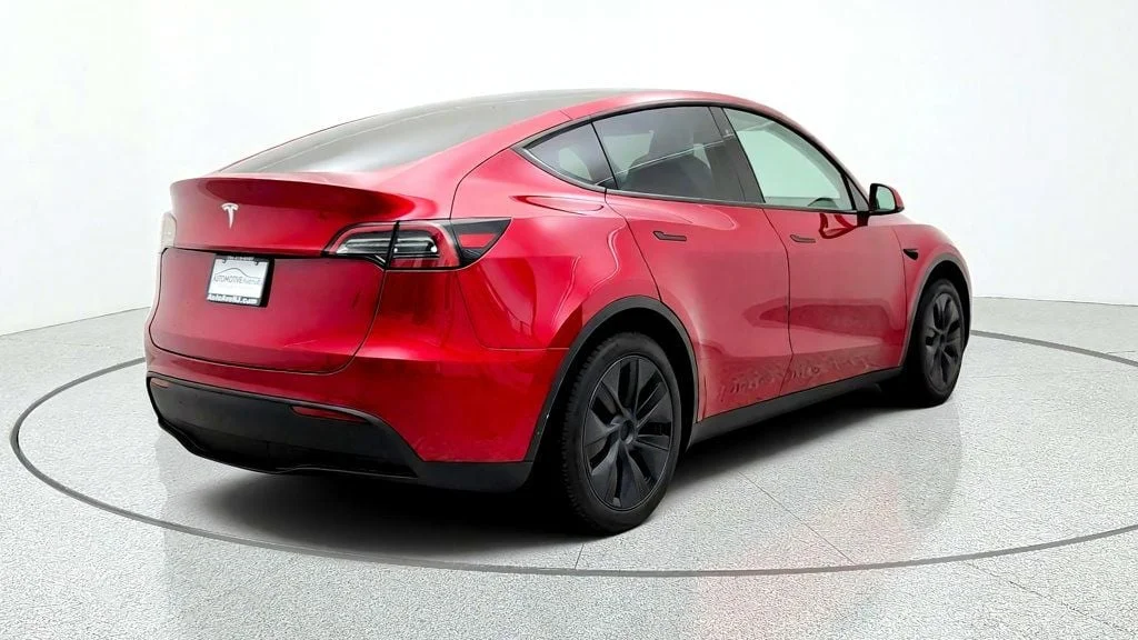 Used 2024 Ultra Red Tesla Long Range AWD w/ Premium White Interior image 5