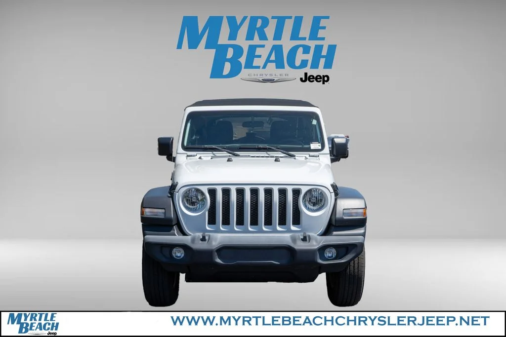 Used 2022 Bright White Clearcoat Jeep Unlimited Sport S image 9