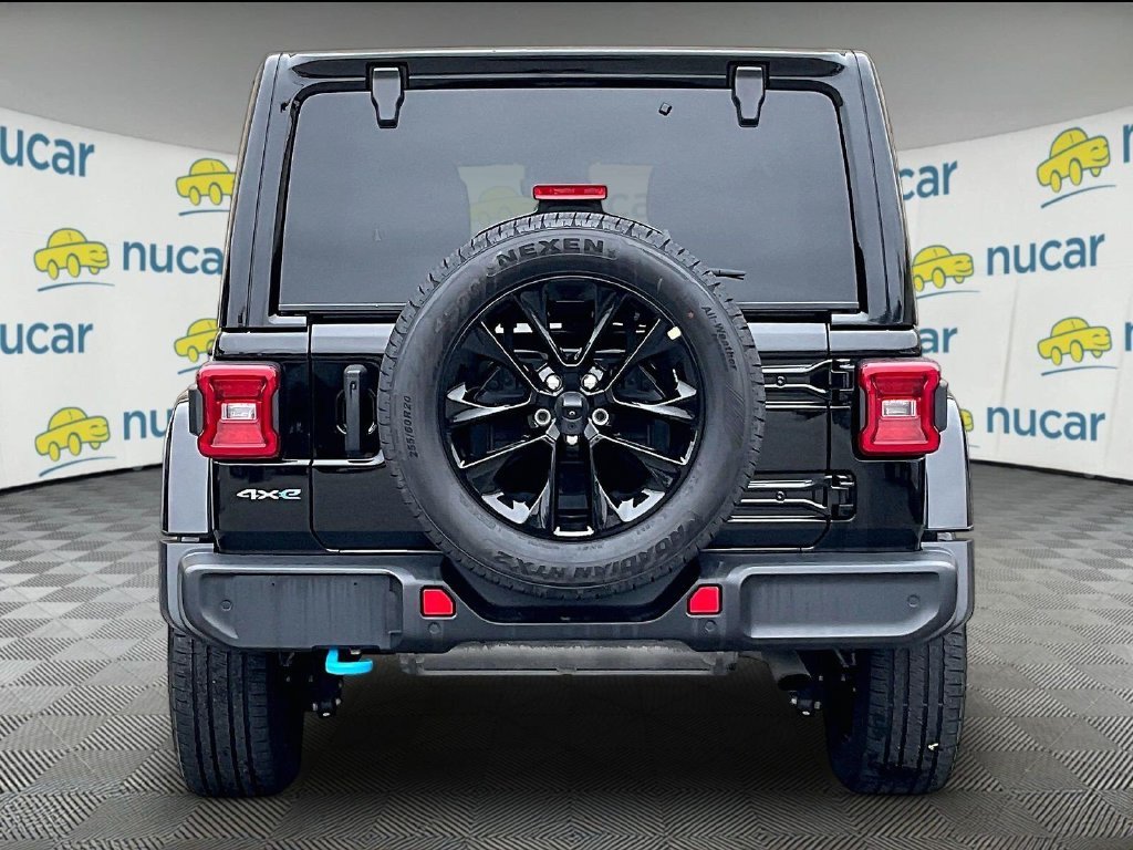 Used 2024 Black Jeep Sahara 4xe image 5