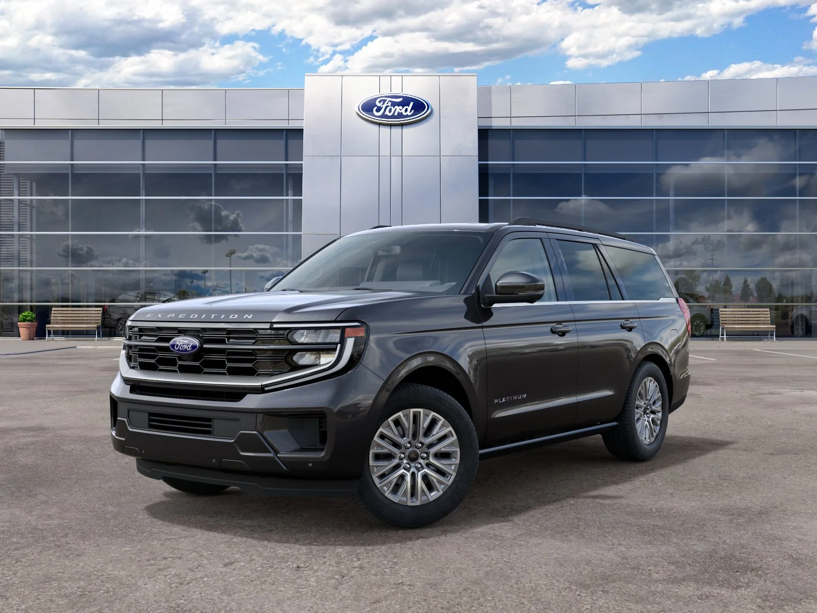 New 2027 Dark Matter Gray Metallic Ford Platinum image 15
