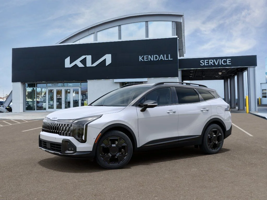 New 2026 Glacial White Pearl / Black Ro Kia X-Pro Prestige image 3