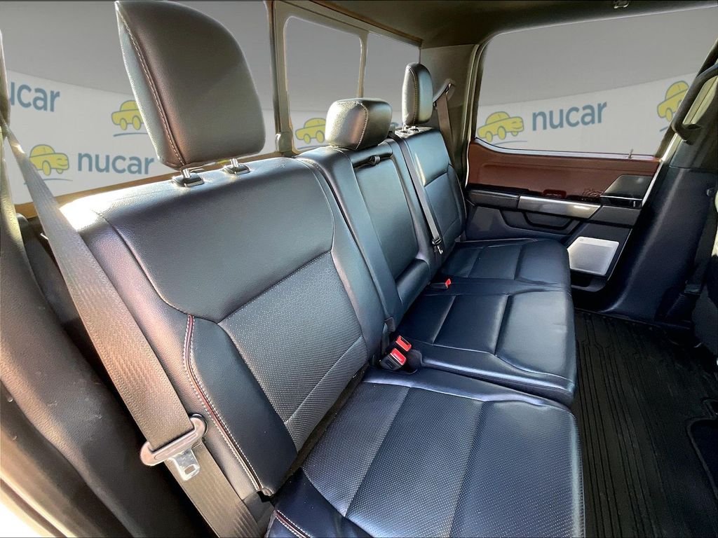 Used 2023 Star White Metallic Tri-Coat Ford Lariat image 15