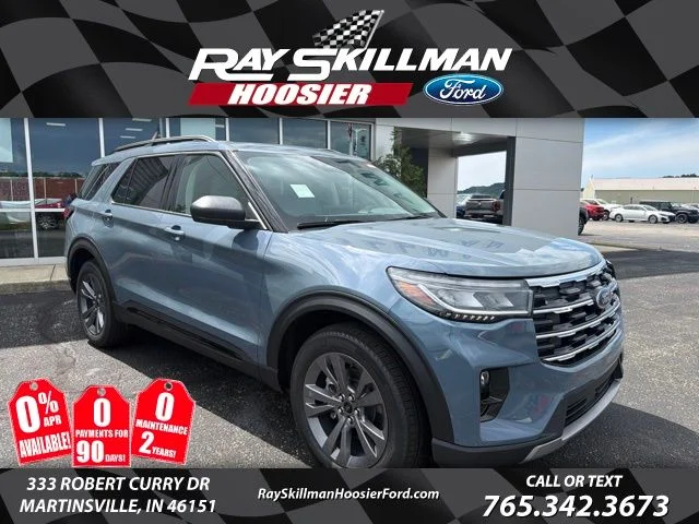 New 2026 Vapor Blue Metallic Ford Active image 1