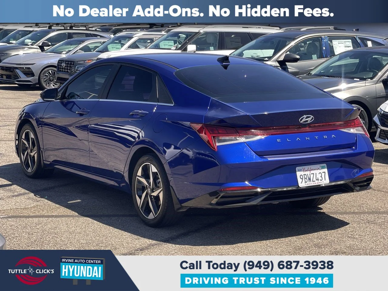 Used 2022 Intense Blue HYUNDAI SEL image 13