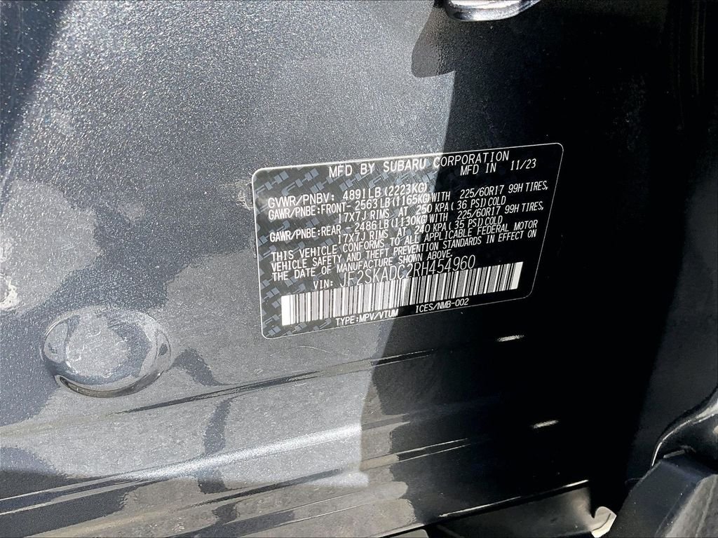 Used 2024 Gray Metallic Subaru Premium image 32