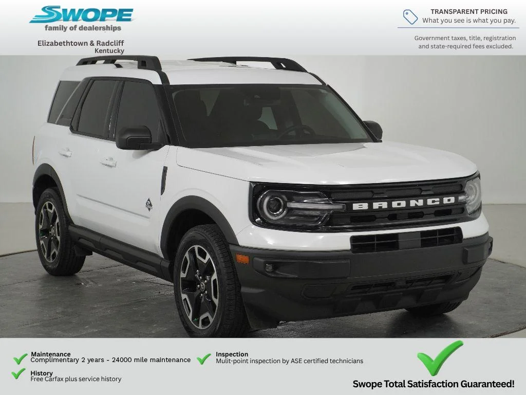 Certified Used 2023 Oxford White Ford Outer Banks image 1