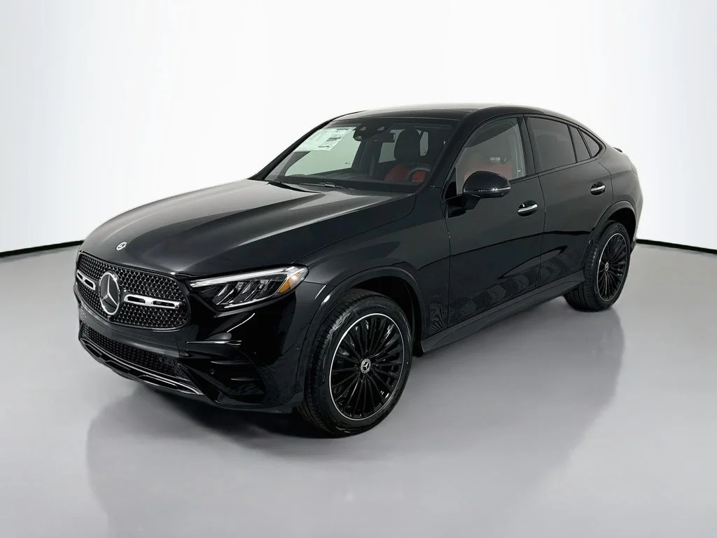 New 2026 Black Mercedes-Benz GLC 300 Coupe image 1