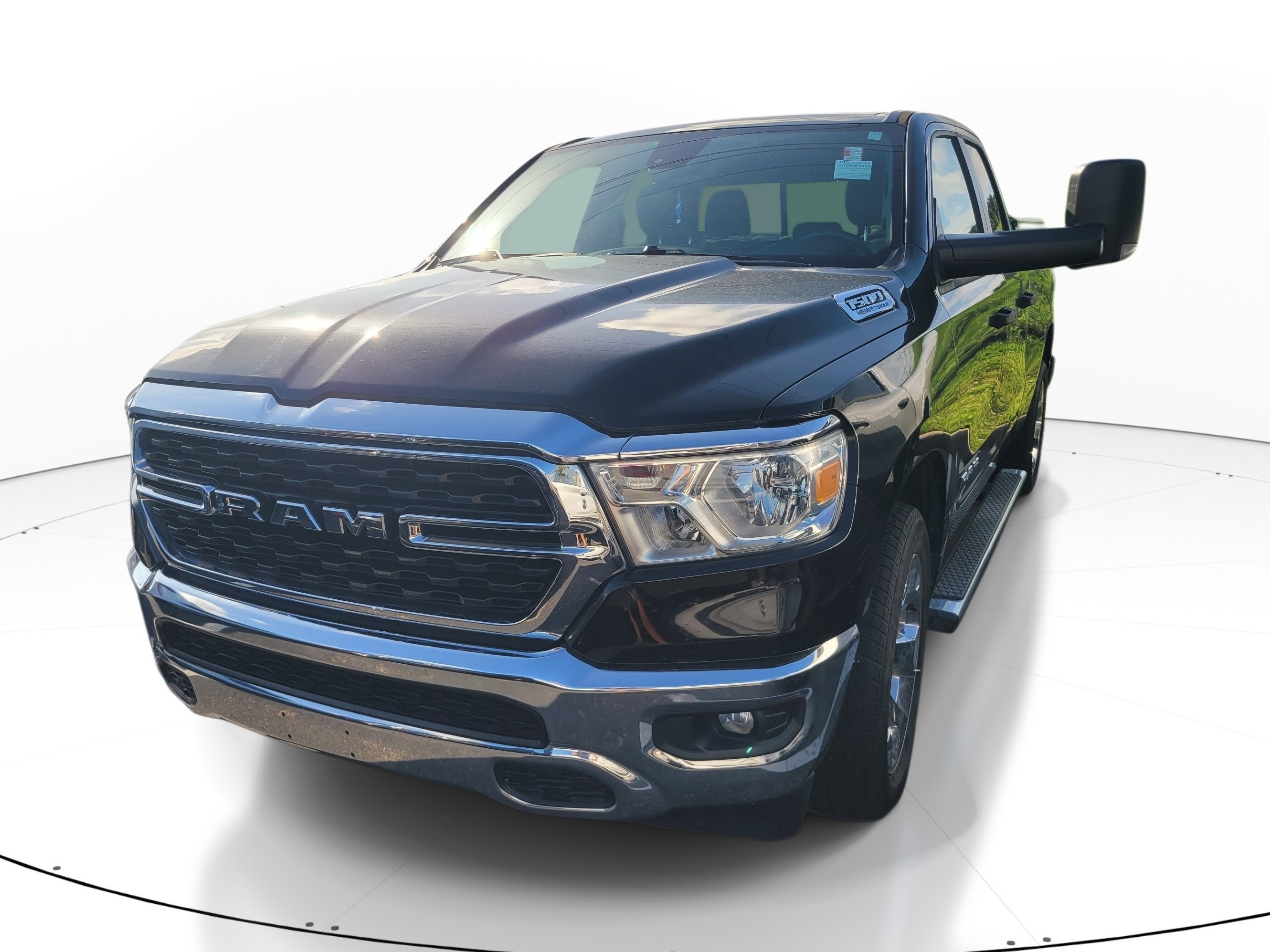 Used 2023 Diamond Black Crystal Pearlcoat Ram Big Horn image 3