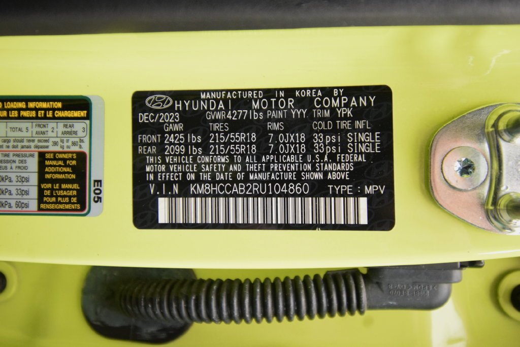 Used 2024 Neoteric Yellow Hyundai SEL image 23