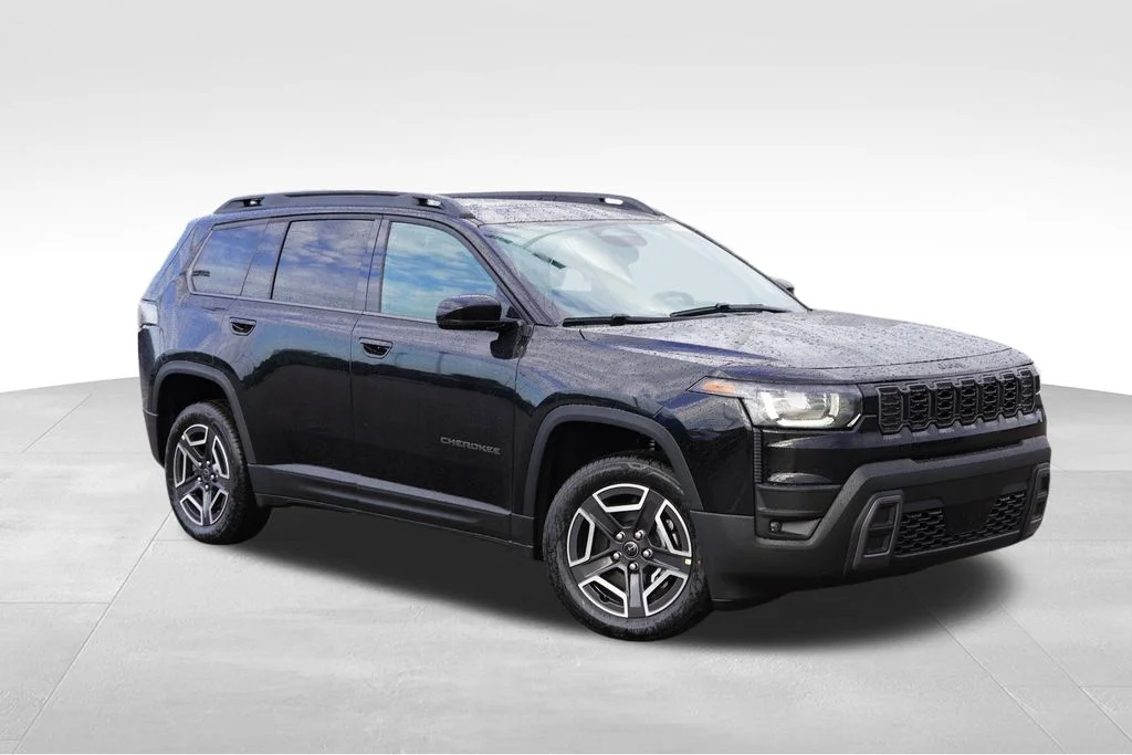 New 2026 Diamond Black Crystal Pearlcoat Jeep Limited image 1
