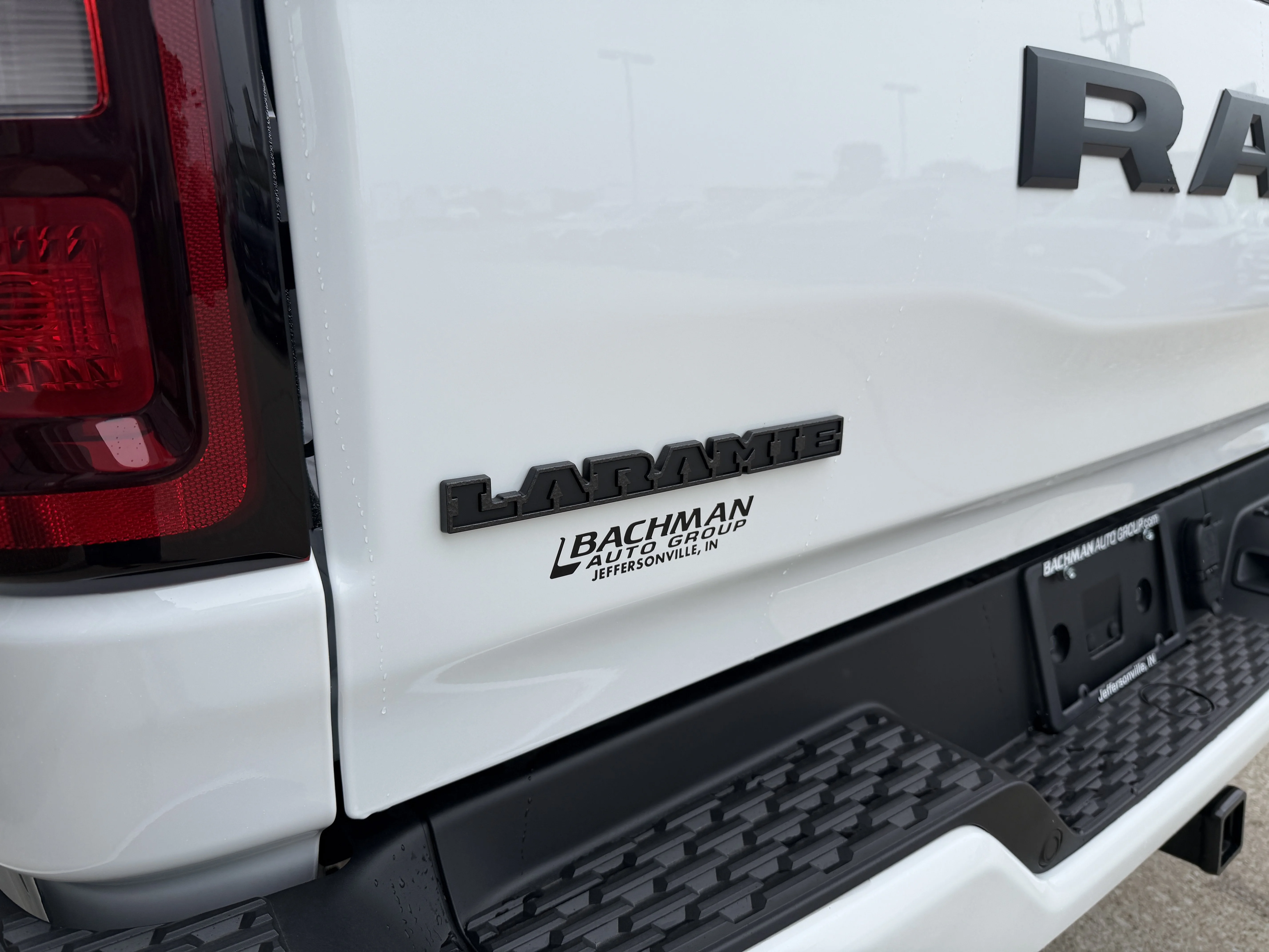 New 2026 Bright White Clear-Coat Exterior Paint RAM Laramie image 9