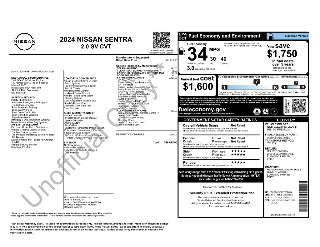 2024 Nissan Sentra SV - Photo 31