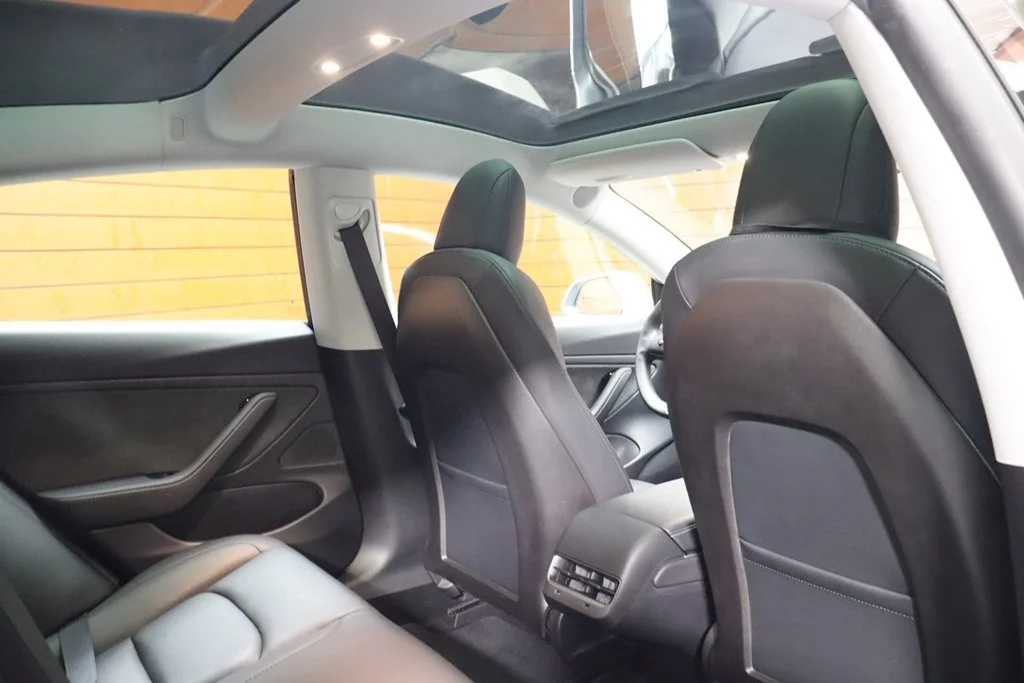 Used 2020 Pearl White Multi-Coat Tesla Long Range image 54
