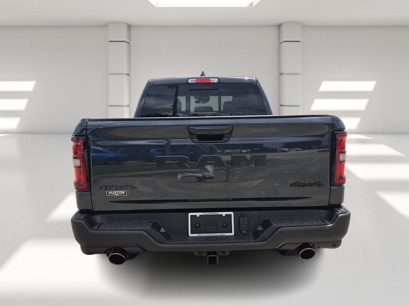 New 2026 Forged Blue Metallic Exterior Paint RAM REBEL 4X4 CREW CAB 5