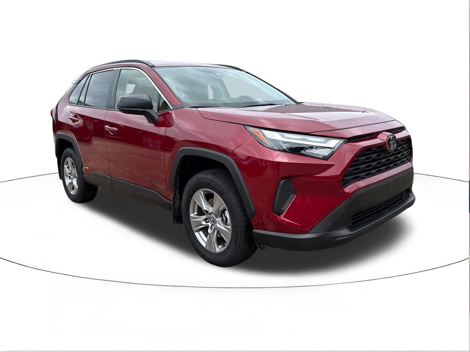 Certified Used 2025 Ruby Flare Pearl Toyota Hybrid LE image 1