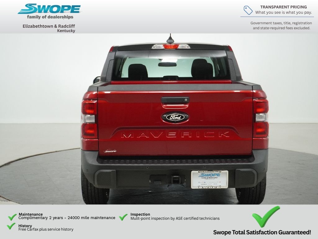 Used 2025 Ruby Red Metallic Tinted Clearcoat Ford XLT image 4