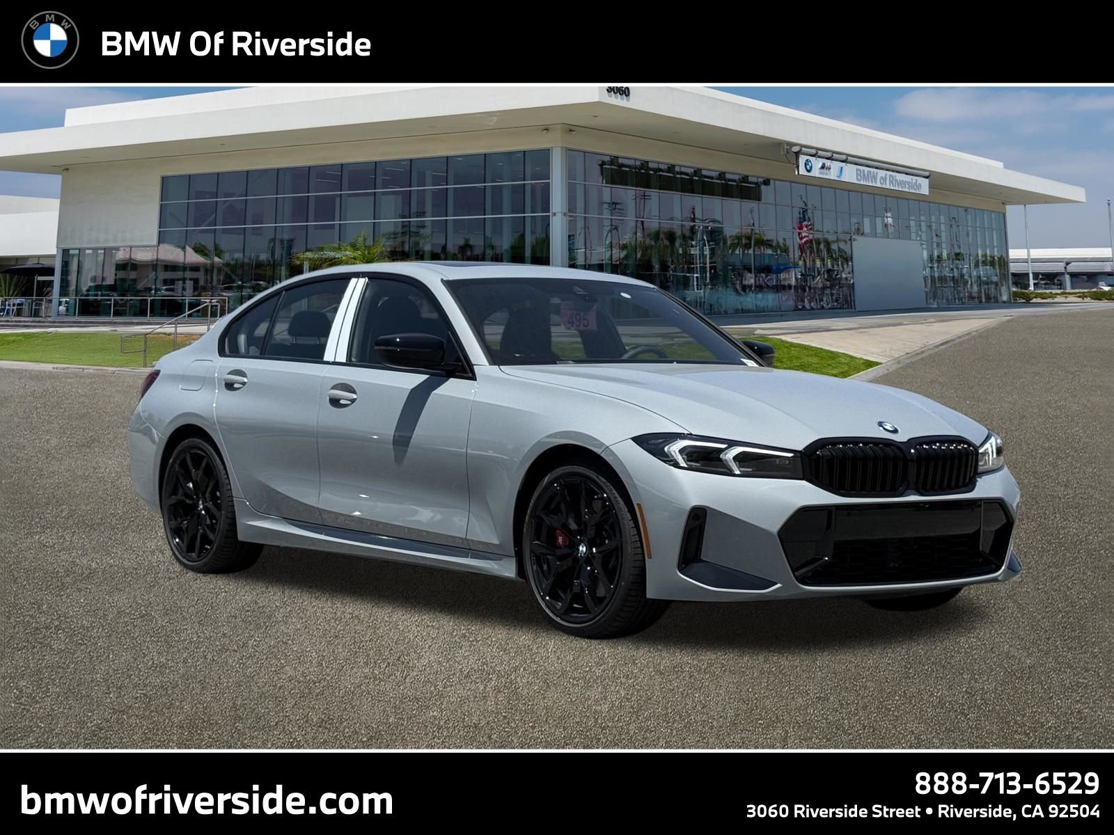 New 2026 Brooklyn Grey Metallic BMW 330i image 1