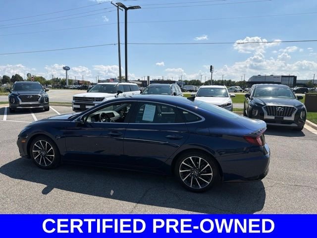 Certified Used 2021 Blue Hyundai Limited image 13