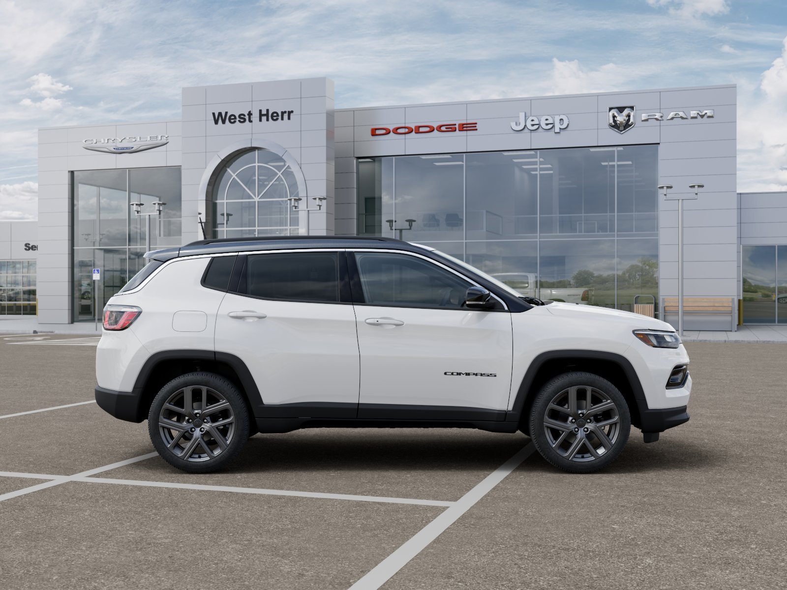 New 2026 Bright White Clear-Coat Exterior Paint Jeep COMPASS LIMITED ALTITUDE 4X4 image 47