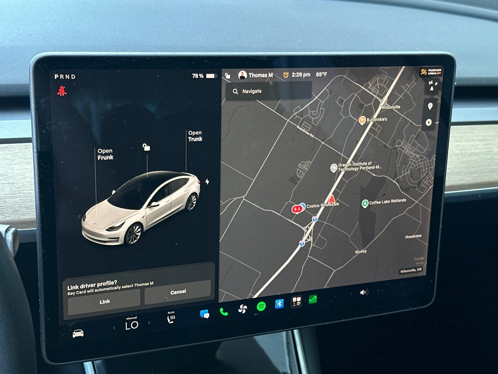 Used 2020 Pearl White Multi-Coat Tesla Long Range image 17