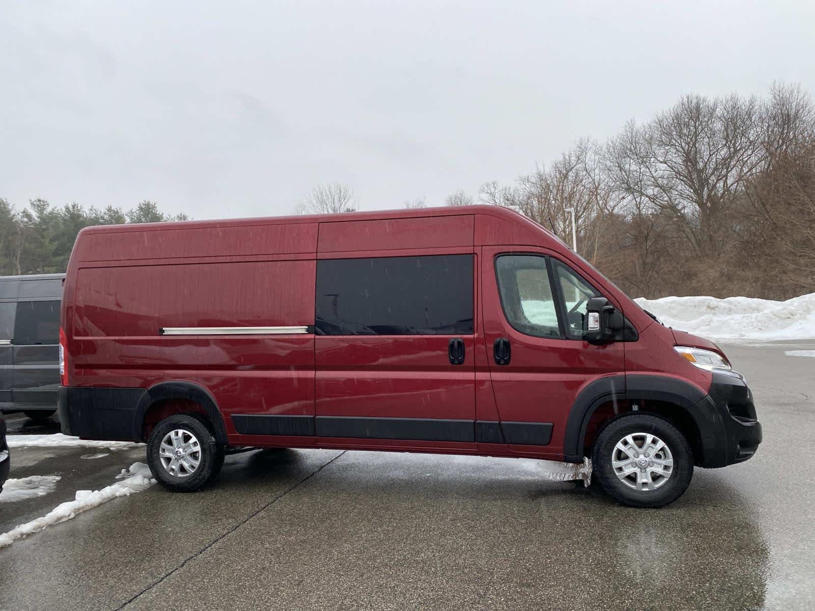 Used 2025 Deep Cherry Red Crystal Pearlcoat Ram SLT+ image 2