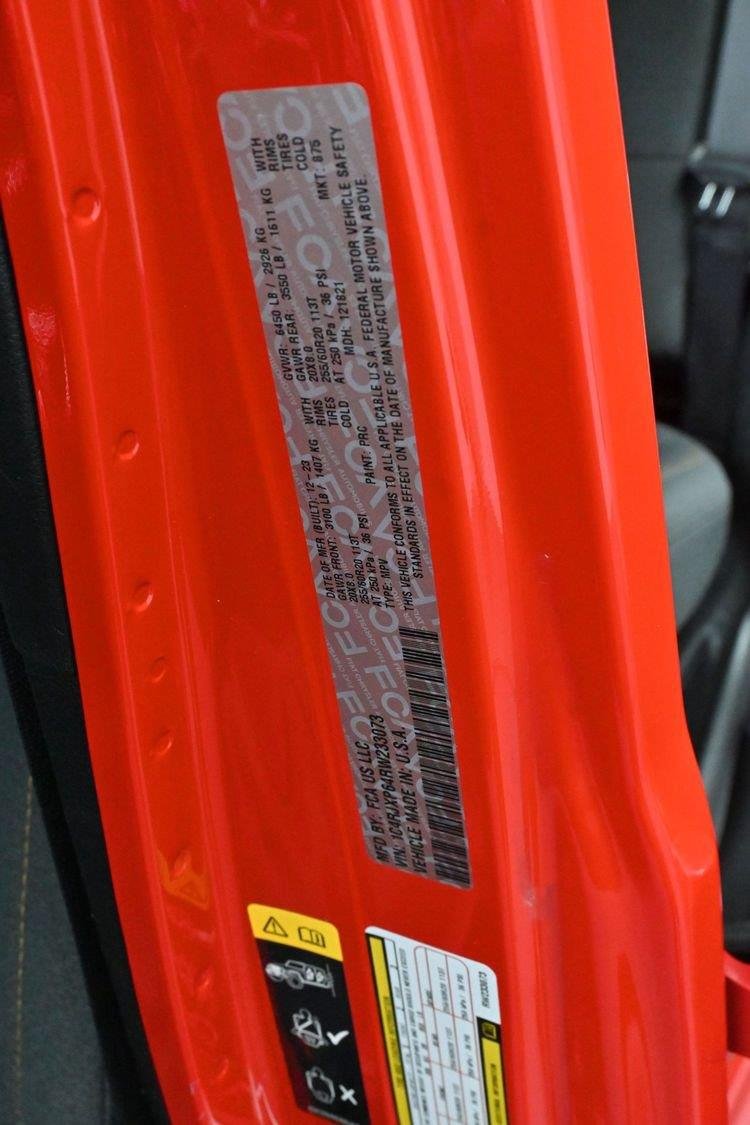 Used 2024 Firecracker Red Clearcoat Jeep Sahara image 30