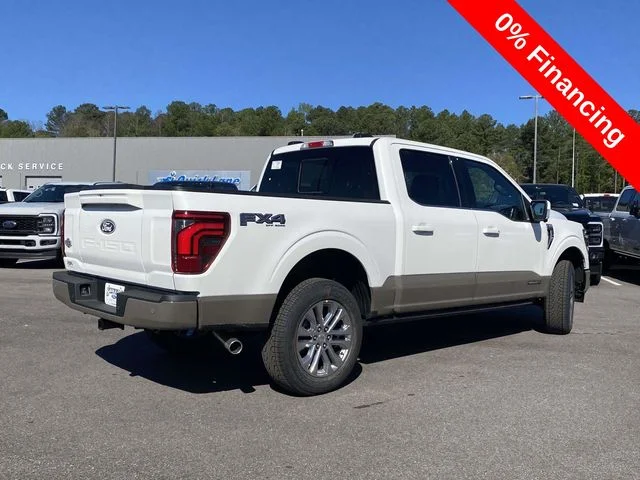 New 2026 Star White Metallic Tri-Coat Ford King Ranch image 3