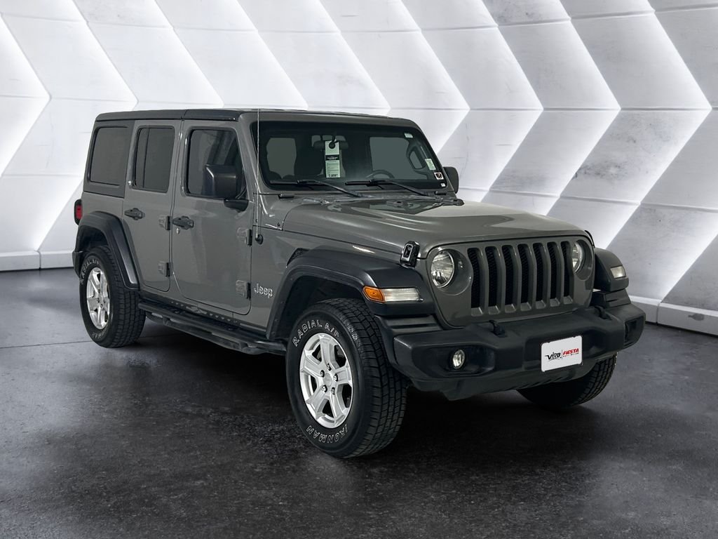 Used 2019 Gray Jeep Unlimited Sport S image 1