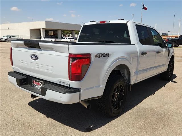 Used 2025 Space White MET Ford STX 4x4 SuperCrew Cab 5.5 ft. box 145 in. WB image 4