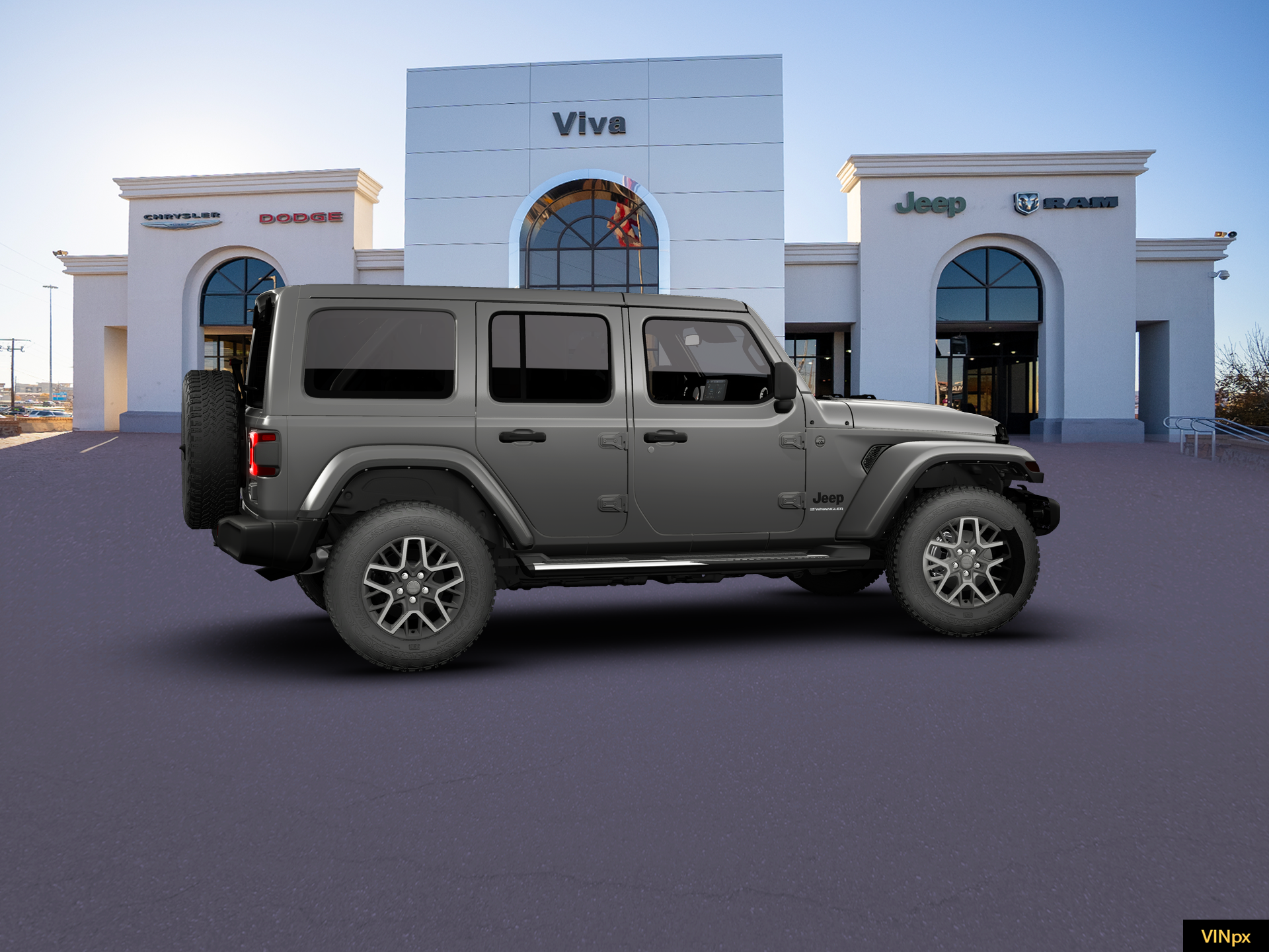 New 2026 Granite Crystal Metallic Clear-Coat Exterior Paint Jeep Sahara image 27