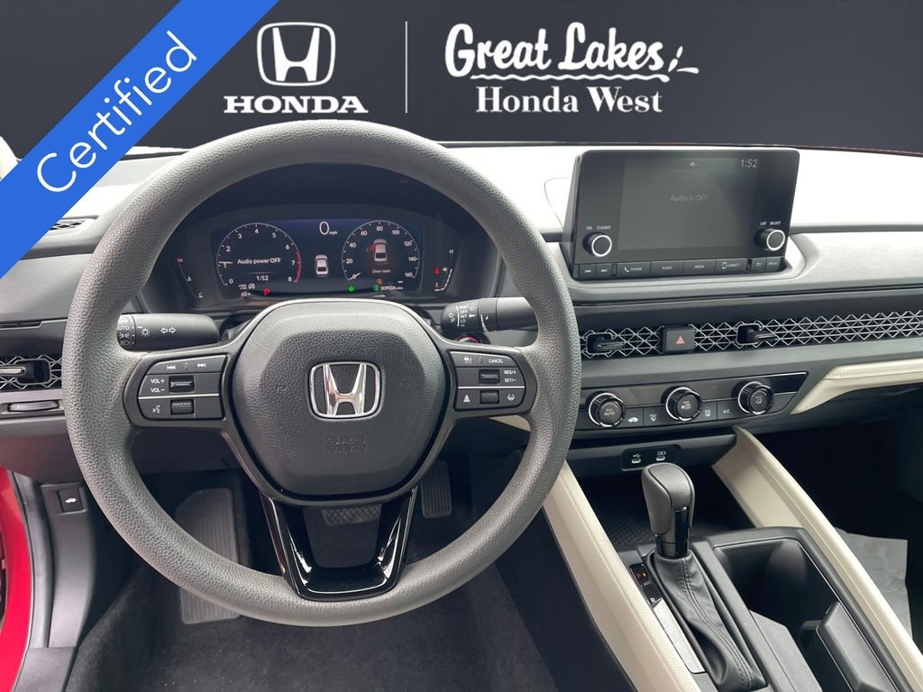 Certified Used 2025 Radiant Red Metallic Honda LX image 10